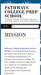 Mobile Screenshot of pathwaysprep.org