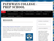 Tablet Screenshot of pathwaysprep.org